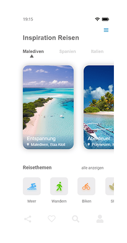 Adobe XD Template Travel App