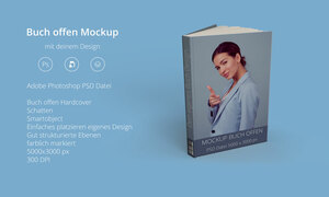 Buch offen Mockup