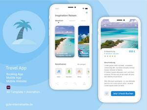 App Design Travel Mobile