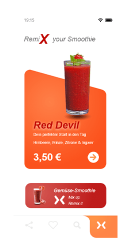 Adobe XD Template Smoothie Remix