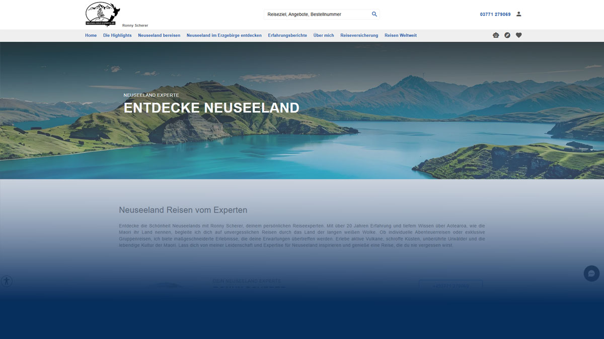 Referenzen 11 Screenshot der Website neuseeland-experte.de