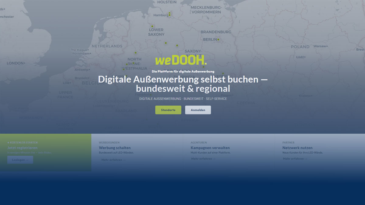 Referenzen 5 Screenshot der Website weDOOH