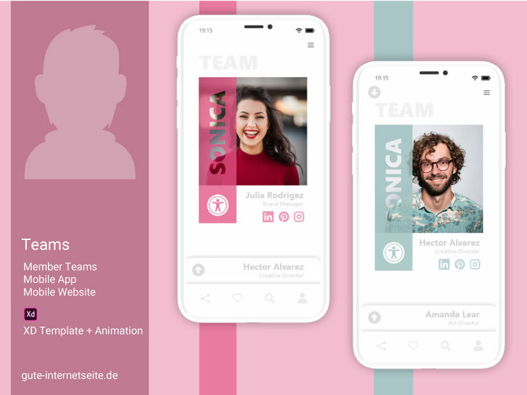 App Design Team Members