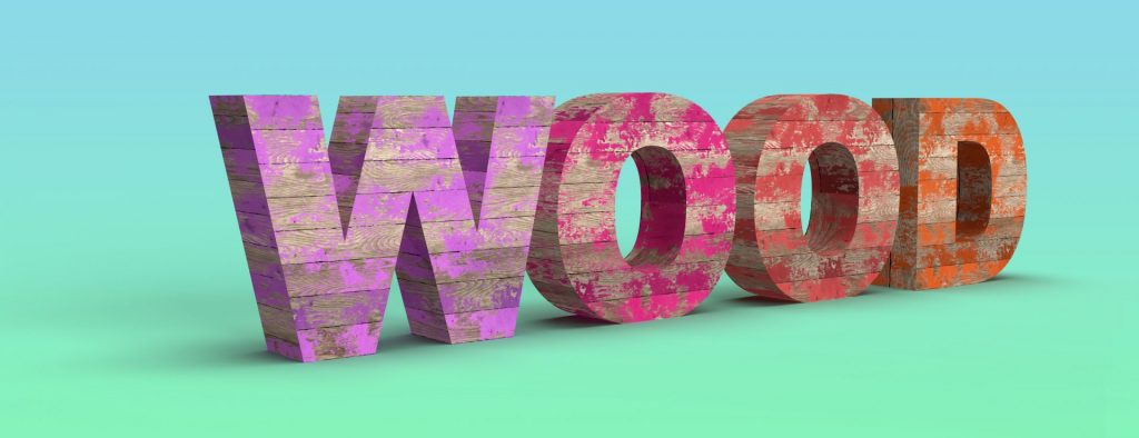 Holzbuchstaben 3D Render 1 Holzbuchstaben3D