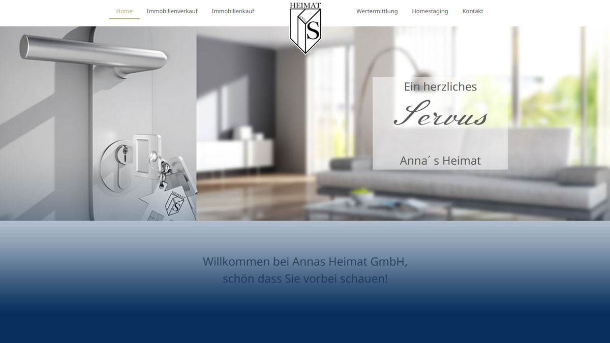 Referenzen 15 Screenshot der Website annas-heimat.de
