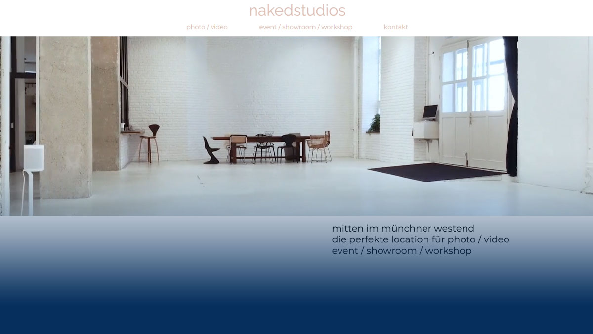 Referenzen 14 Screenshot der Website nakedstudios.de